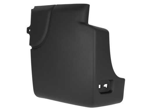 Rear bumper horn Dlaauta left black for Renault Master III 2010-